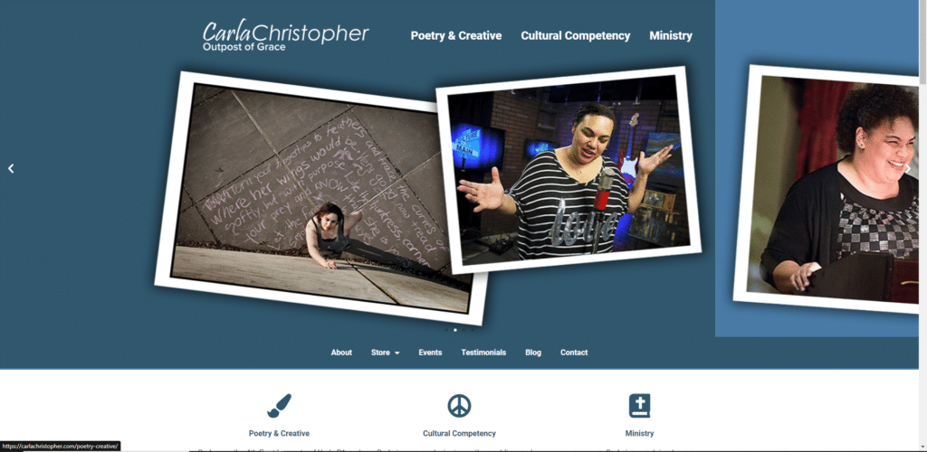 Media Tech Group Portfolio Website Design WordPress Elementor Carla Christopher