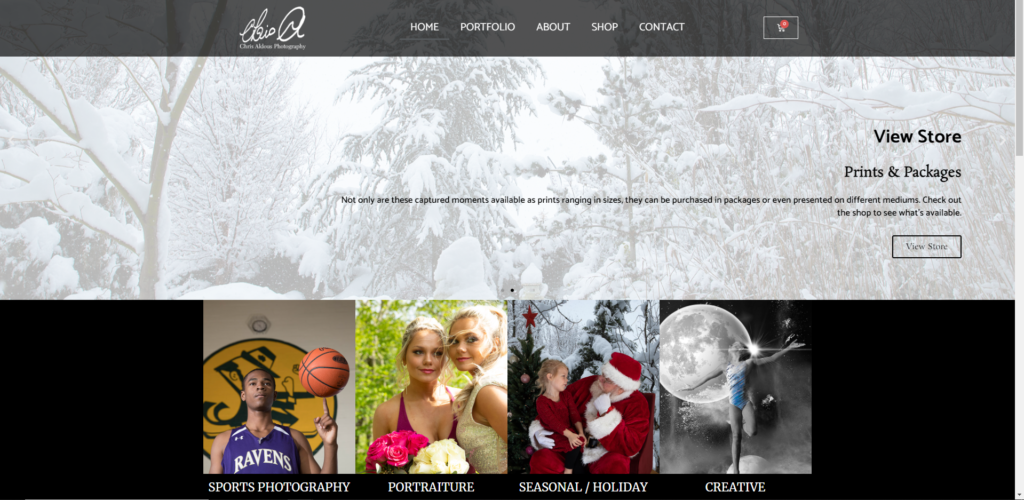 Media Tech Group Portfolio Website Design WordPress Elementor Chris Aldous Photography