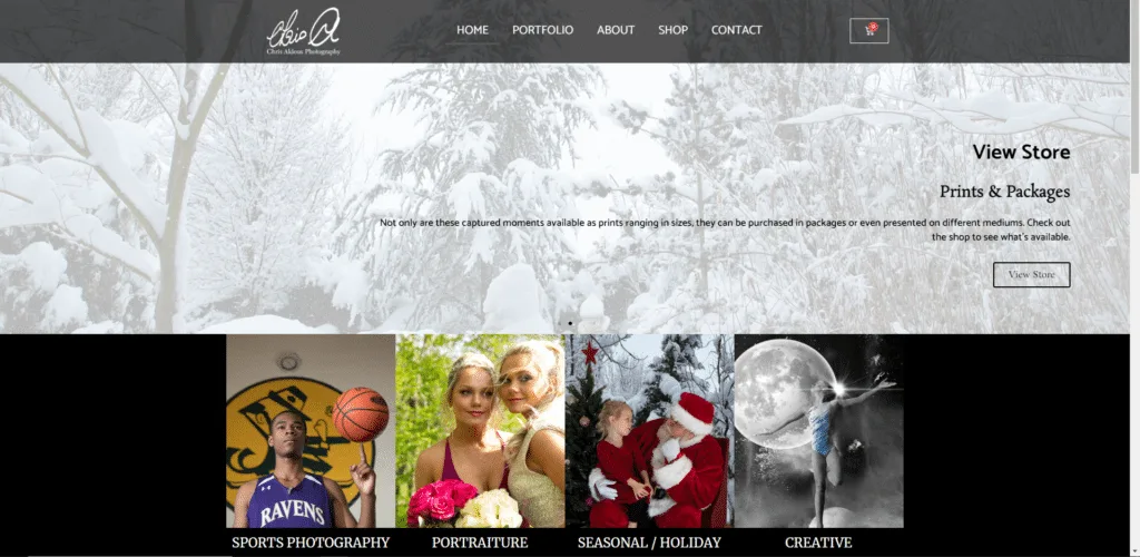 Media Tech Group Portfolio Website Design WordPress Elementor Chris Aldous Photography