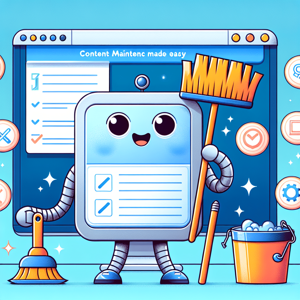 How to Perform Content Maintenance - Content maintenance